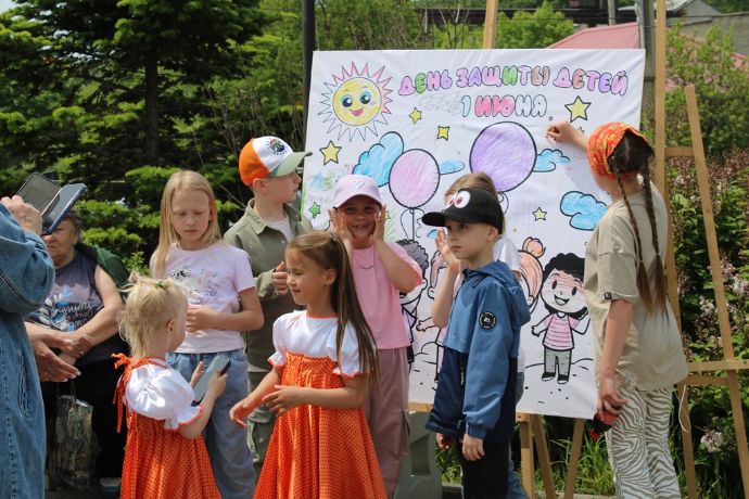 День защиты детей отметили в поселке Врангель