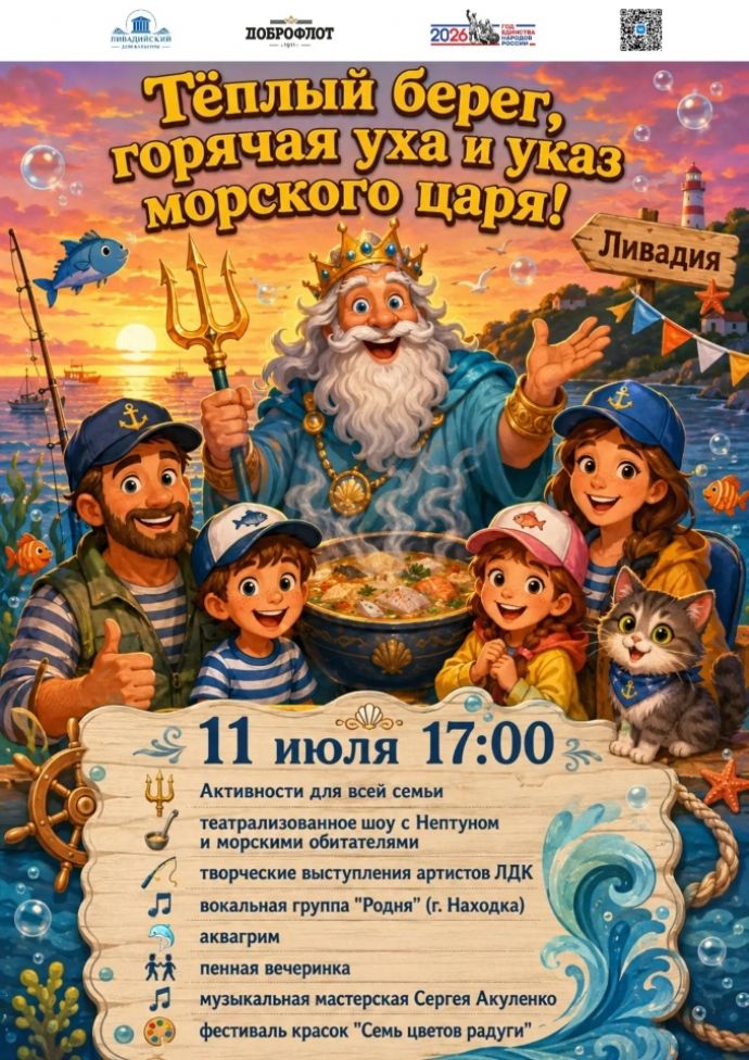 День рыбака в Ливадии. Программа