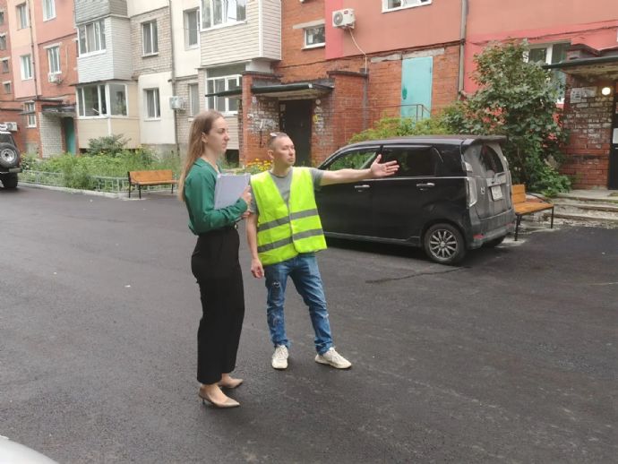 Два двора в посёлке Врангель полностью готовы после ремонта