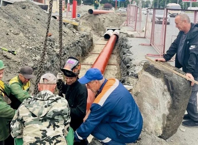 Более шести километров тепловых сетей заменили в межотопительный период в Находке...